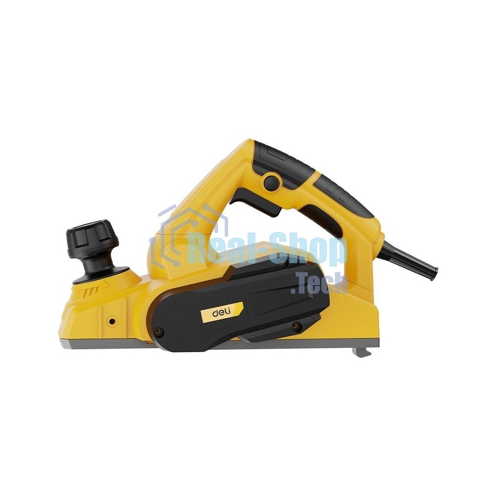 Электрорубанок Deli DC592 800 Вт, ширина/глубина обработки: 82/2,5 мм, глубина фальцевания: 11 мм