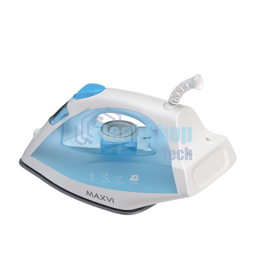 Утюг Maxvi SI1801 белый/голубой