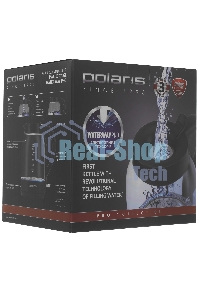 Чайник электрический Polaris PWK-1797-СGL, 2200вт, 1,8л, стекло, черный