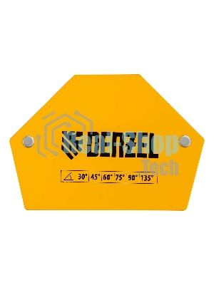Фиксатор магнитный Denzel для сварочных работ усилие 25 LB, 30х45х60х75х90х135 град.