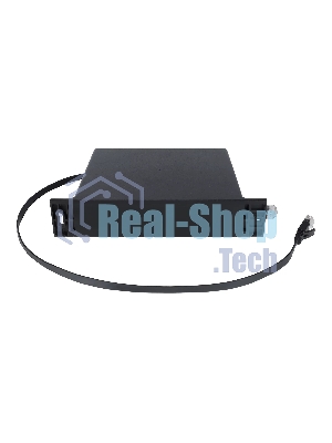 Кабельный ретрактор Wize Pro WRTS-RJ45-RT cat.6 с коннектором RJ45, для установки в архитектурный лючок серии WRTS, выдвижение 120 см (2 места)