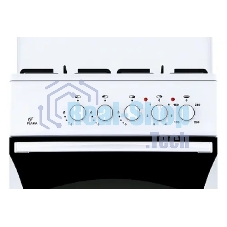 Плита комбинированная Flama RK 2201 W белый, конфорок 2 газовых и 2 электрических, духовка 50 л, 50 см x 85 см x 54 см