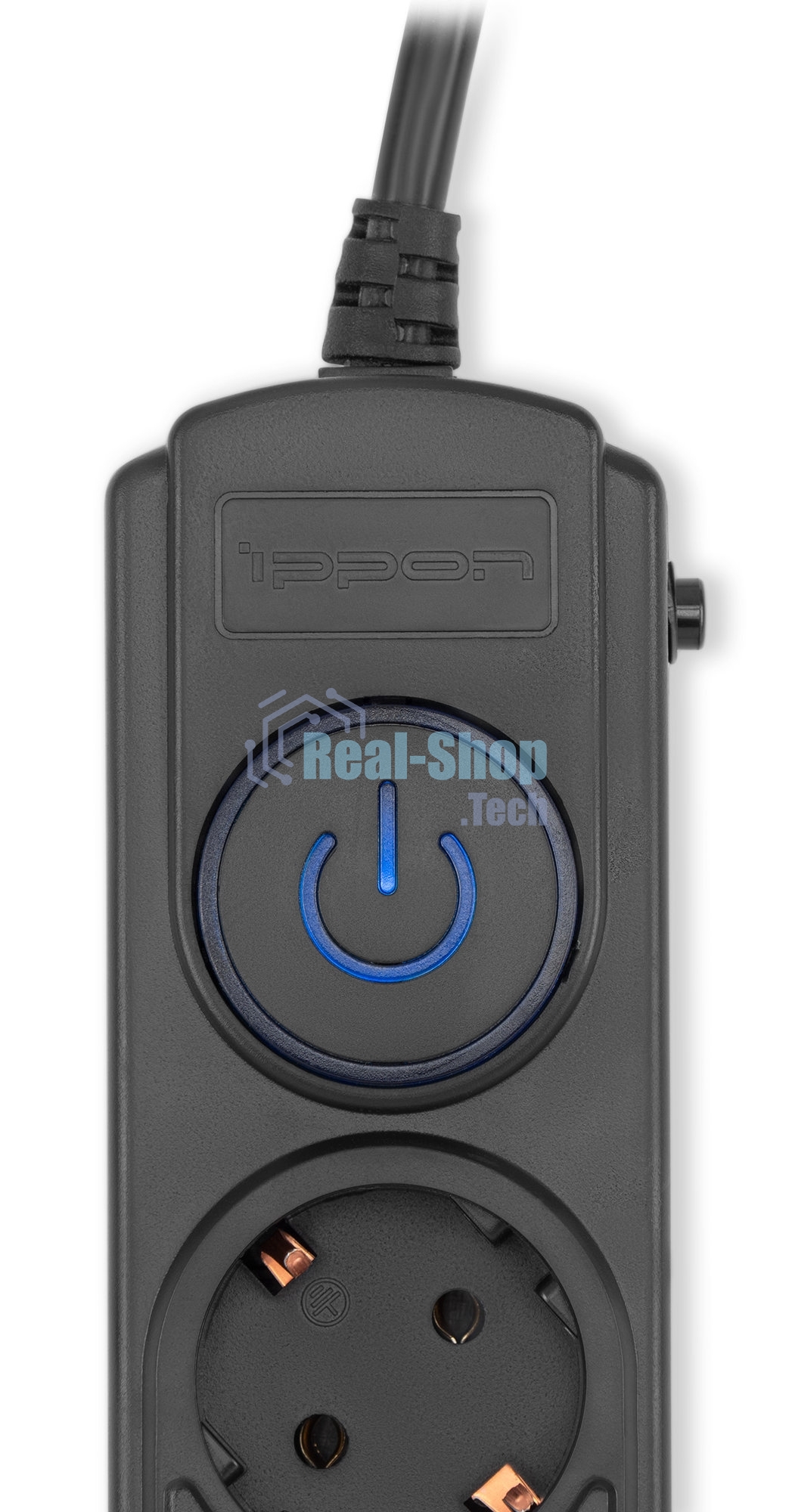 Сетевой фильтр Ippon BK-6-EU-1.8-16-B 1.8 м (6 розеток) черный (коробка)