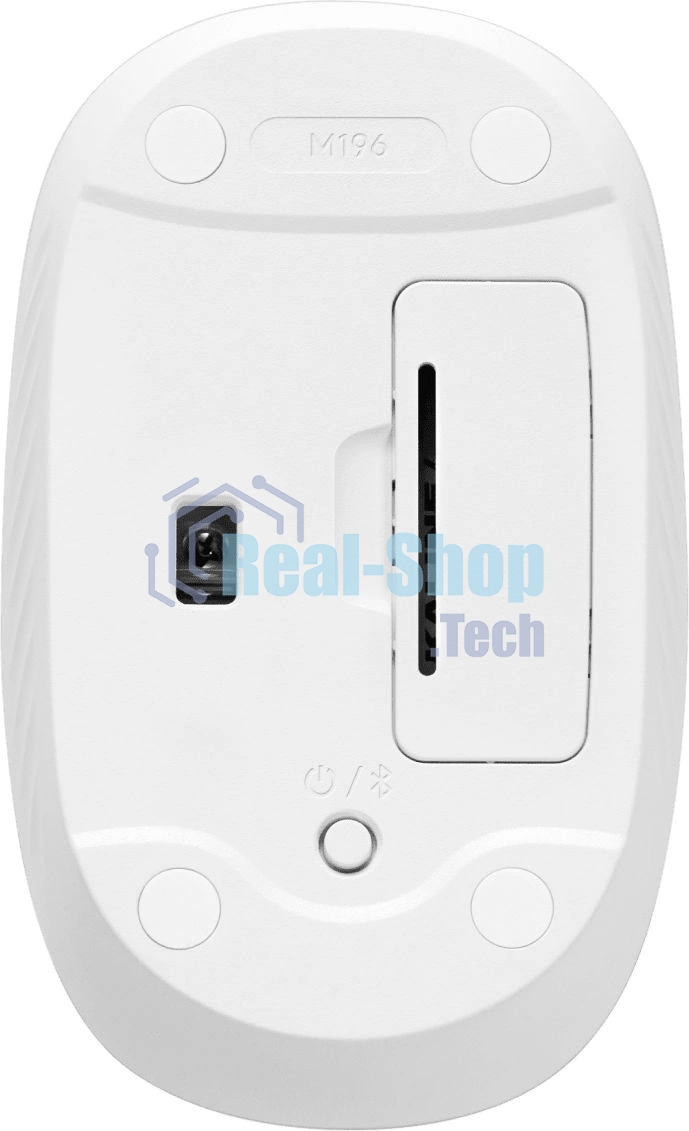 Мышь беспроводная Logitech M196 белый, 1000 dpi, Bluetooth, кнопки - 3