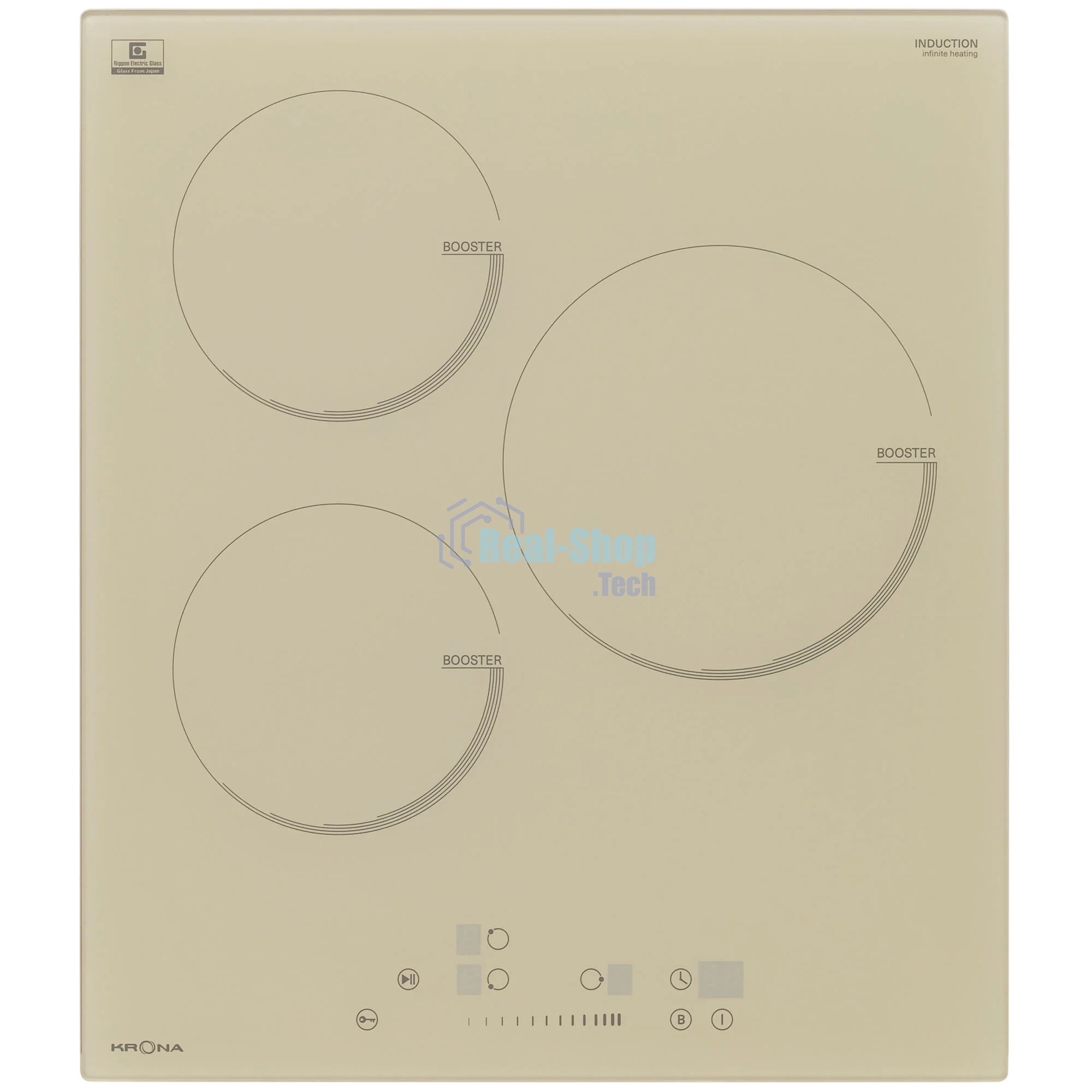 Индукционная варочная панель Krona VENTO 45 IV B слоновая кость