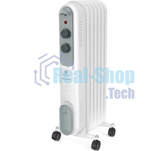 Обогреватель масляный Royal Clima ROR-P7-1500M (7 секций) белый, 1500 Вт, 20 м2, термостат
