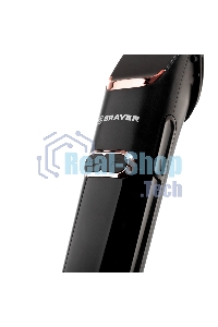 Машинка для стрижки BRAYER BR3401, LED-дисплей, 4 насад, турбо, титан. покр, регу. высоты лезвий