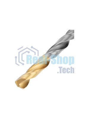 Набор сверл по металлу Denzel 2-8мм, Р6М5К8-TiN, Golden Tip, 6 шт