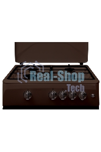Плита газовая Renova SG6G-BR коричневый, конфорок 4 шт, духовка 70 л, 60 см x 85 см x 60 см