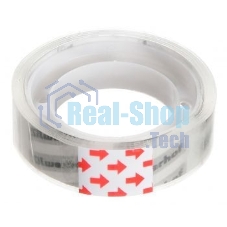 Клейкая лента канцелярская Silwerhof 481054 прозрачная шир.12мм дл.33м 35мкр полипропилен спайка