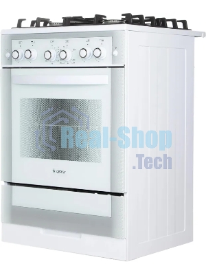 Плита газовая Gefest ПГ 6500-02 0042 белый, конфорок 4 шт, духовка 52 л, 60 см x 85 см x 60 см