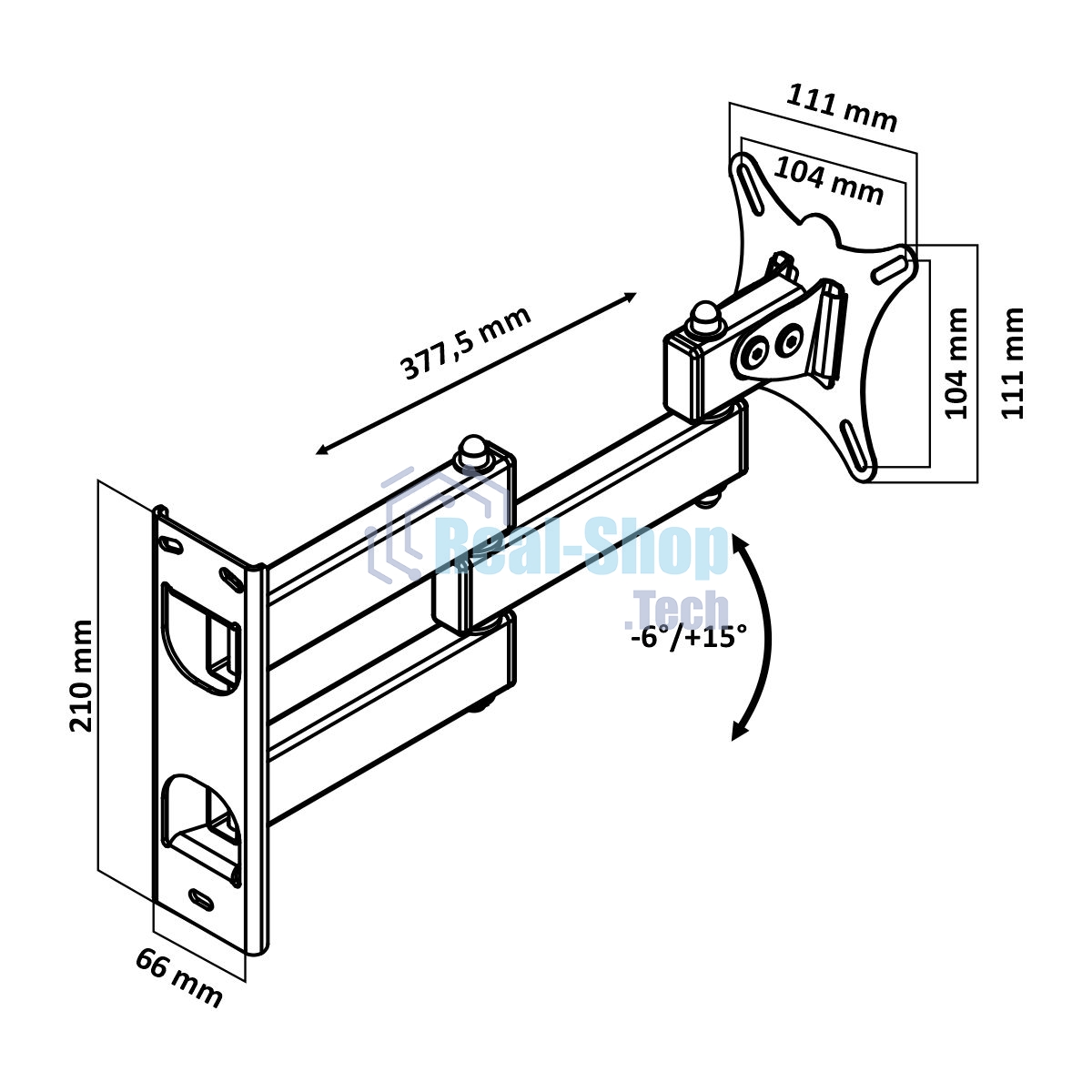 Кронштейн LE'STER LST-101.05 ТВ 10
