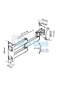 Кронштейн LE'STER LST-101.05 ТВ 10