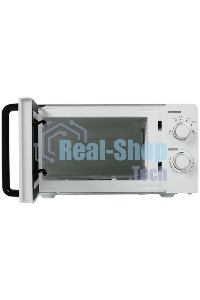 Микроволновая печь JVC JK-MW120M белый, 20 л, 700 Вт, переключатели - поворотный механизм