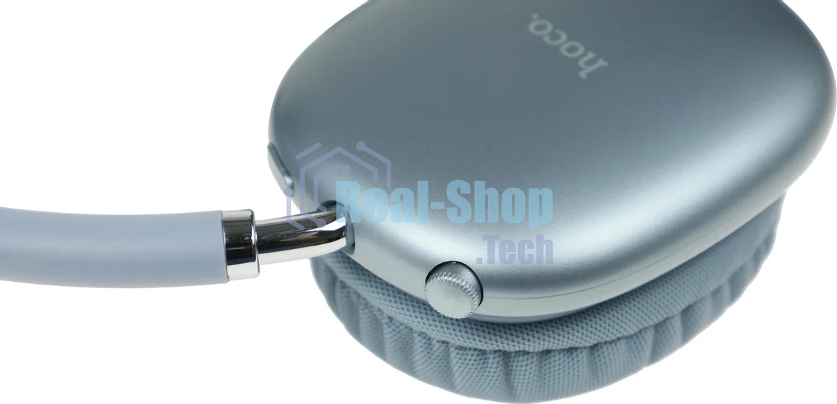 Наушники мониторные Hoco Air Triumph W35 голубой беспроводные Bluetooth оголовье