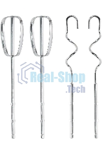 Миксер электрический Galaxy Line GL 2223, серый, ручной, 400 Вт, 5 скоростей, 2 насадки-венчика