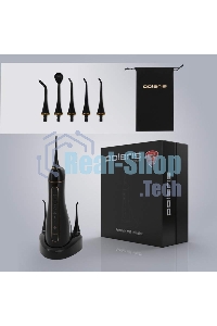 Ирригатор Polaris PWF 0201 портатив. импульсн. 5насад. черный