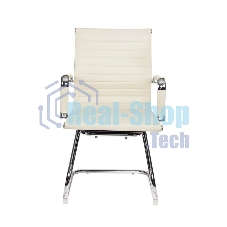 Кресло компьютерное Бюрократ CH-883-LOW-V/IVORY низкая спинка слоновая кость искусственная кожа