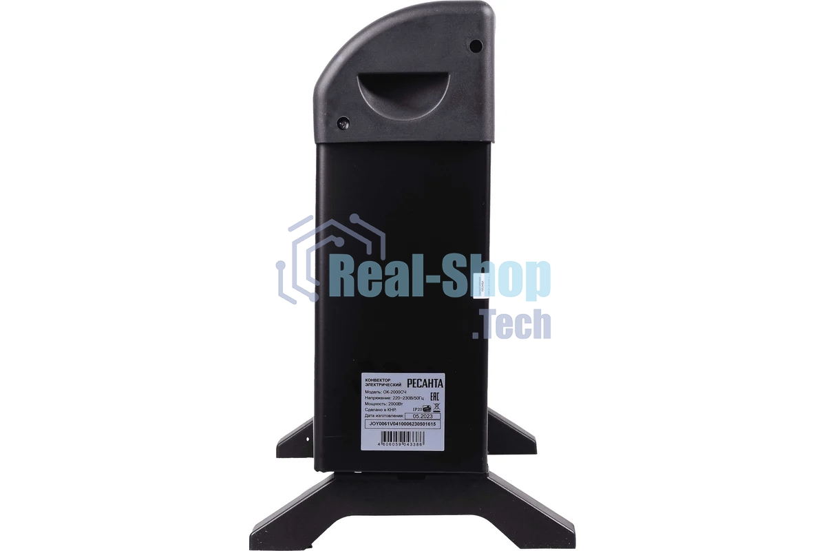 Конвектор Ресанта ОК-2000СЧ, черный, 2000 Вт, 25 м2, термостат 67/4/36