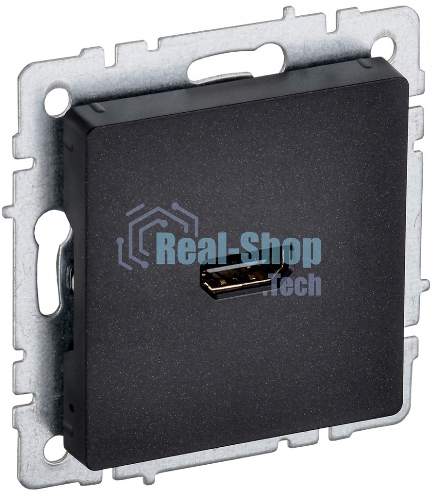Розетка HDMI IEK BRITE РHDMI-0-БрЧ черный