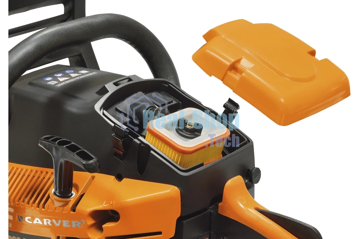 Пила бензиновая CARVER RSG 362MF [01.004.00061] (Металл.стартер, целлюлозный фильтр; 20