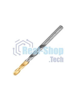 Набор сверл по металлу Denzel 2-8мм, Р6М5К8-TiN, Golden Tip, 6 шт