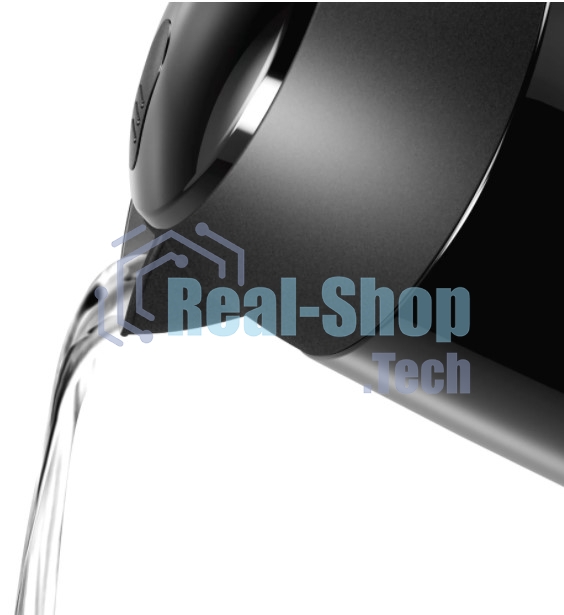 Чайник электрический Bosch TWK3P423 1.7 л, 2400 Вт, черный (корпус: нержавеющая сталь)