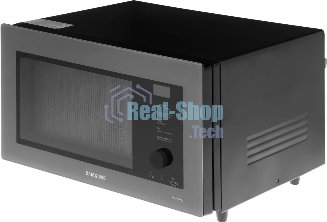 Микроволновая печь Samsung MC32DB7746KC/BW антрацит, 32 л, 1400 Вт, переключатели - сенсор, поворотный механизм