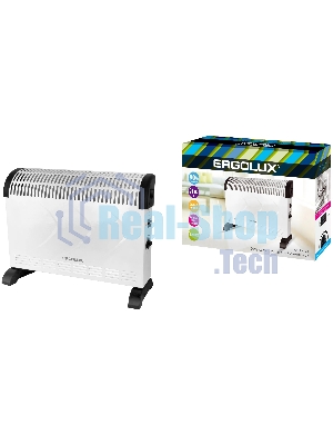 Тепловентилятор ELX-СH01-C01 220-240В 750/1250/2000Вт белый Ergolux 14544