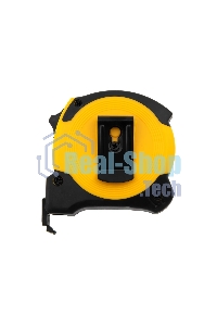 Рулетка Denzel 5м х 19мм, двухкомп. корпус, магнитный обрезиненный зацеп