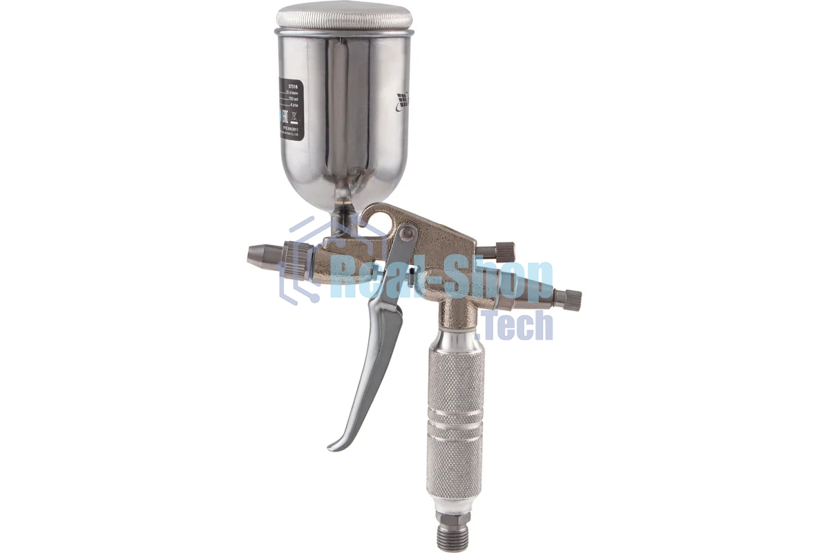 Краскопульт пневматический Matrix для финишных работ с верхним бачком v=01k диам. сопла 05мм