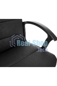 Кресло офисное Бюрократ Triest черный, эко.кожа, крестов. металл черный