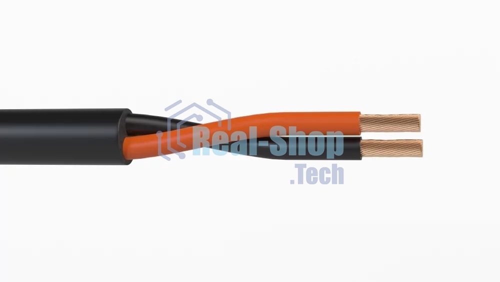 Кабель акустический 100 м, 14 AWG HighFlex, 4 мм2, диаметр 11мм, медь 120 x 0,2 мм, черный, бухта