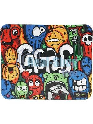 Коврик для мыши Cactus CS-MP-D03M Colorful Cacti 300x250x3мм