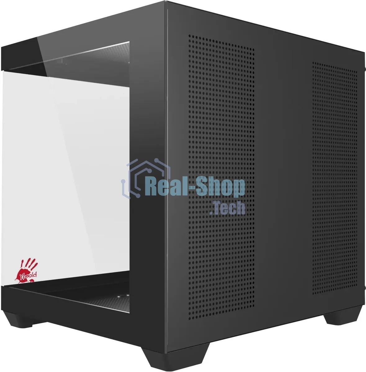 Компьютерный корпус Bloody CC-121 черный без БП mATX 7x120мм 1xUSB 2.0 1xUSB 3.0 audio