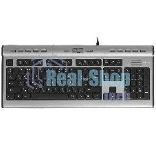 Клавиатура проводная A4Tech KLS-7MUU USB серебристый/черный