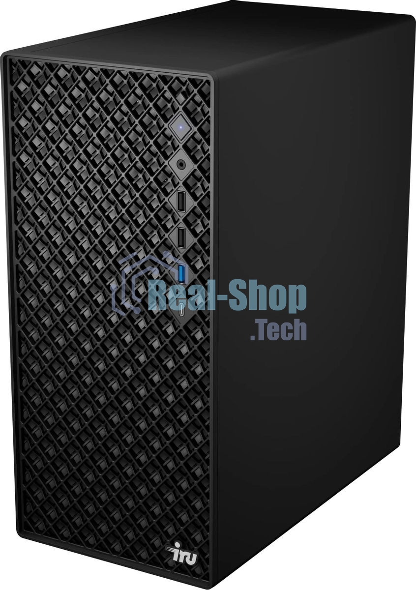 Компьютер IRU Tactio 520B6SB MT Ryzen 5 8600G (4.3) 16Gb SSD 512Gb RGr Win 11Pro 2.5xGbitEth 450W черный (RUS) (2131215)