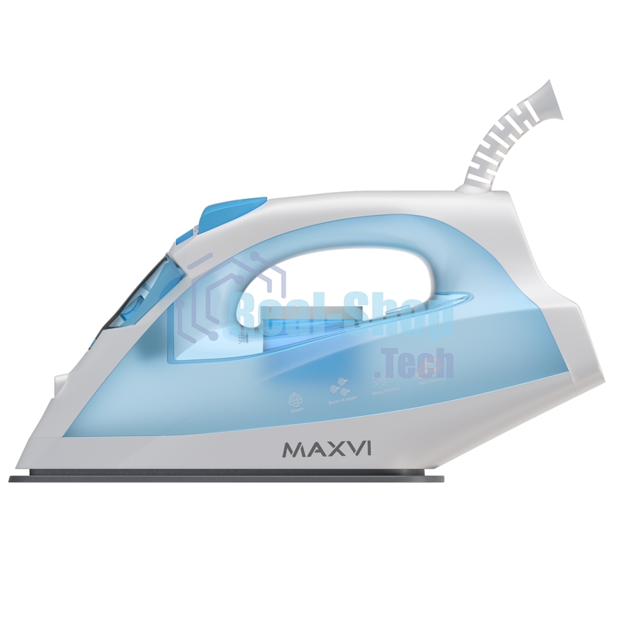 Утюг Maxvi SI1801 белый/голубой