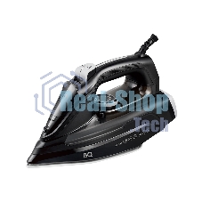 Утюг BQ SI1002 черный, 2600 Вт, 30 г/мин, 140 г/мин, 320 мл