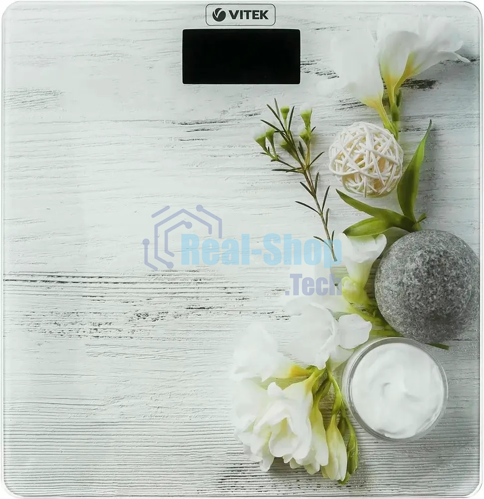 Весы напольные Vitek VT-8077(MC) / Максимальный вес 180 кг.Индикатор перегрузки и разряда батареи.