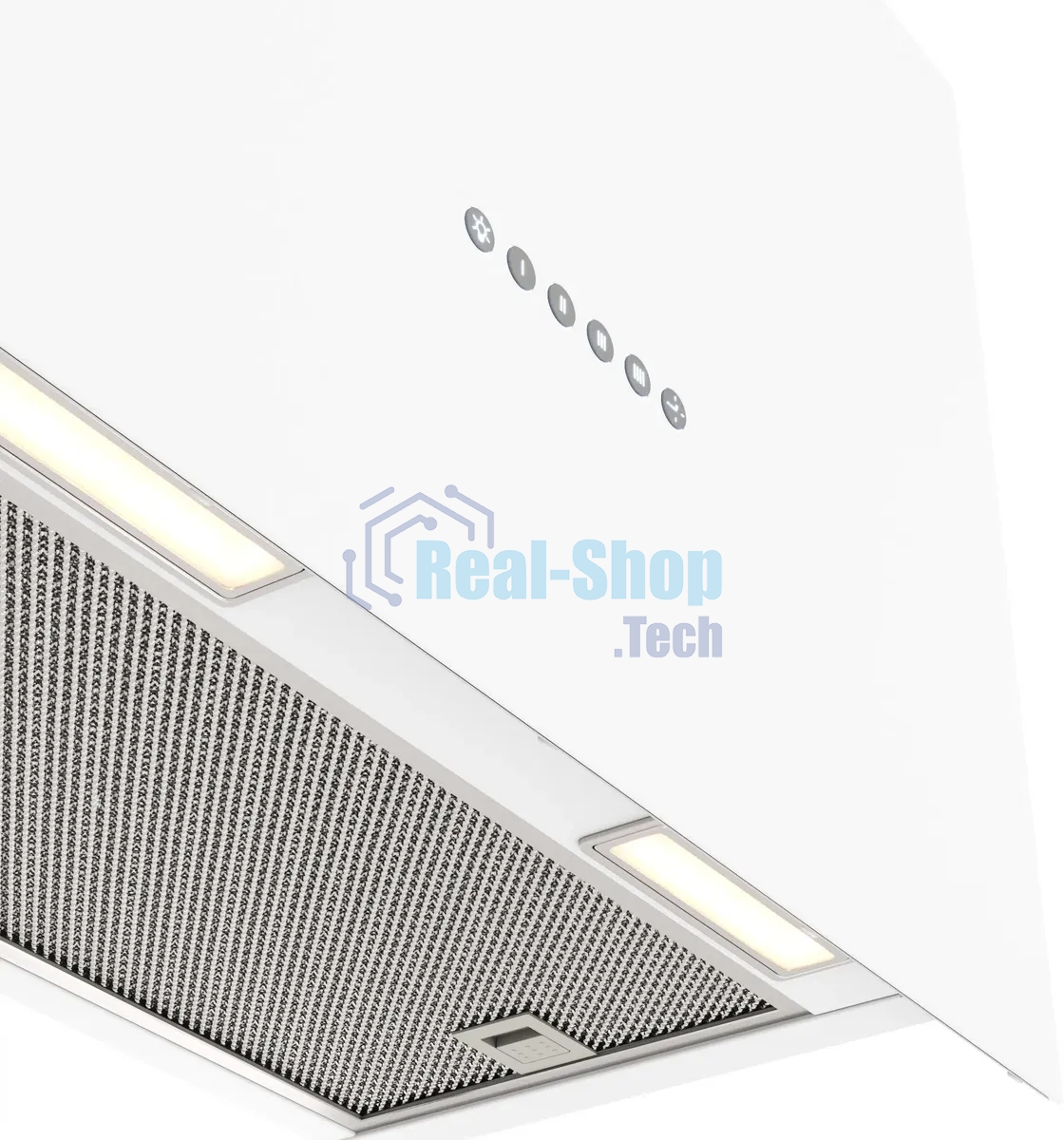 Вытяжка каминная Elikor Метеорит 60П-700-Э4Д белый, 60 см, 700 куб. м/ч, 52 дБ