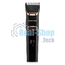 Машинка для стрижки BRAYER BR3401, LED-дисплей, 4 насад, турбо, титан. покр, регу. высоты лезвий