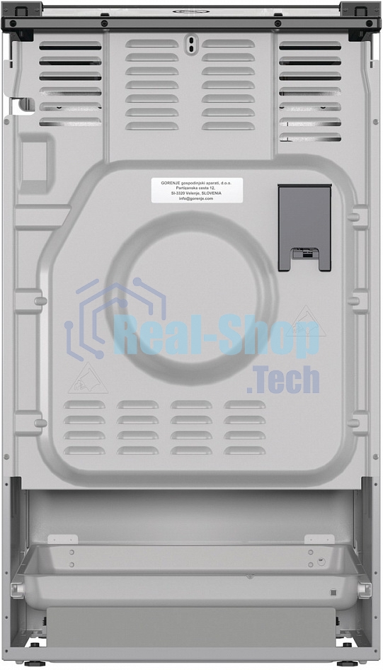 Плита комбинированная Gorenje GK5B44SF серебристый, конфорок 4 газовых, духовка 70 л, 50 см x 85 см x 59.4 см