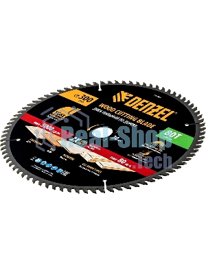 Пильный диск по дереву Denzel ф300 х 30 мм, 80 зубьев