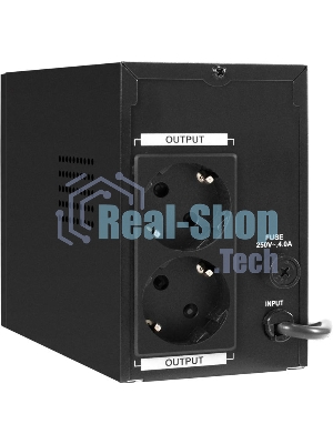 Источник бесперебойного питания ExeGate Power Smart ULB-500.LCD.AVR.2SH / 500 ВА / 300 Вт / 2 x CEE 7 (евророзетка)