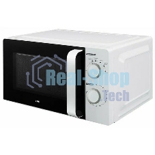 Микроволновая печь JVC JK-MW120M белый, 20 л, 700 Вт, переключатели - поворотный механизм