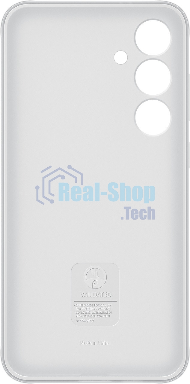 Чехол (клип-кейс) Samsung для Samsung Galaxy S24+ Shield Case S24+ светло-серый (GP-FPS926SACJR)