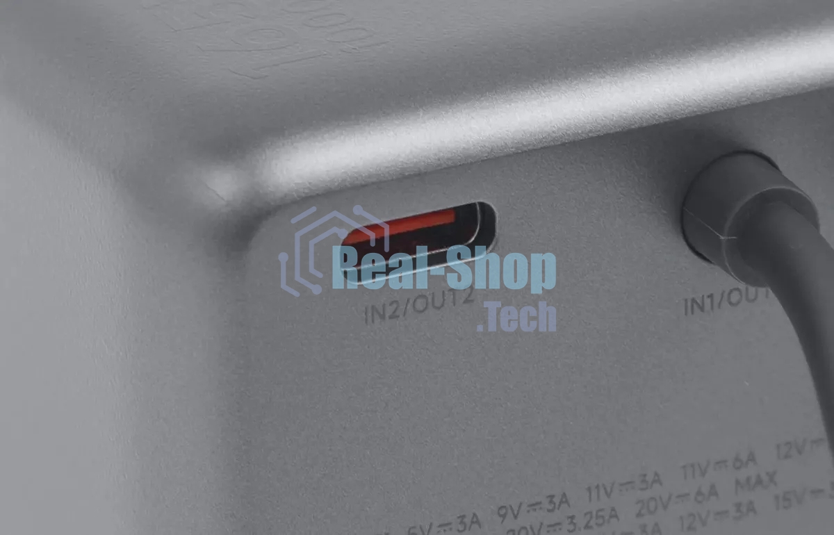 Портативный аккумулятор Xiaomi BHR9361GL 10000mAh QC/PD 165W 6A USB-C серый