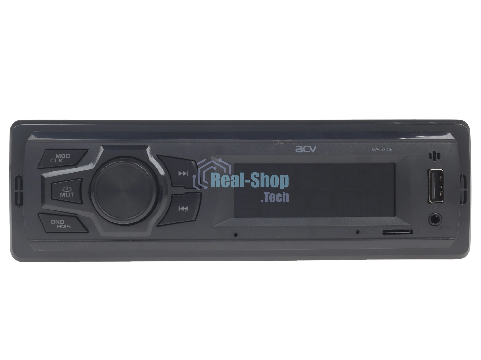 Автомагнитола ACV AVS-1701R, 1 DIN, USB Type-A, AUX