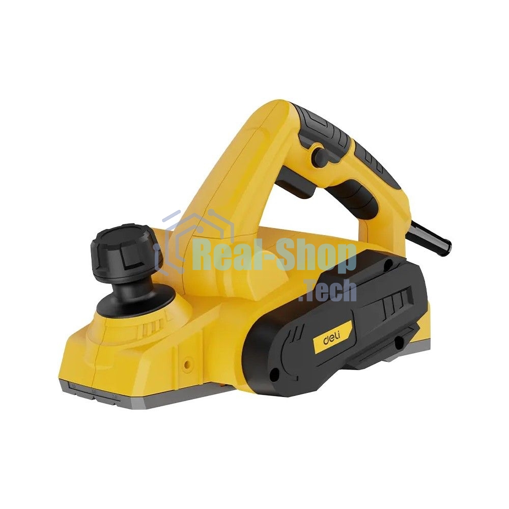 Электрорубанок Deli DC592 800 Вт, ширина/глубина обработки: 82/2,5 мм, глубина фальцевания: 11 мм